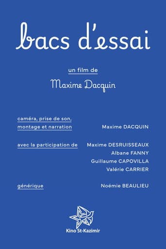 Bacs d'essai