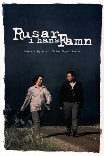Rusar i hans famn